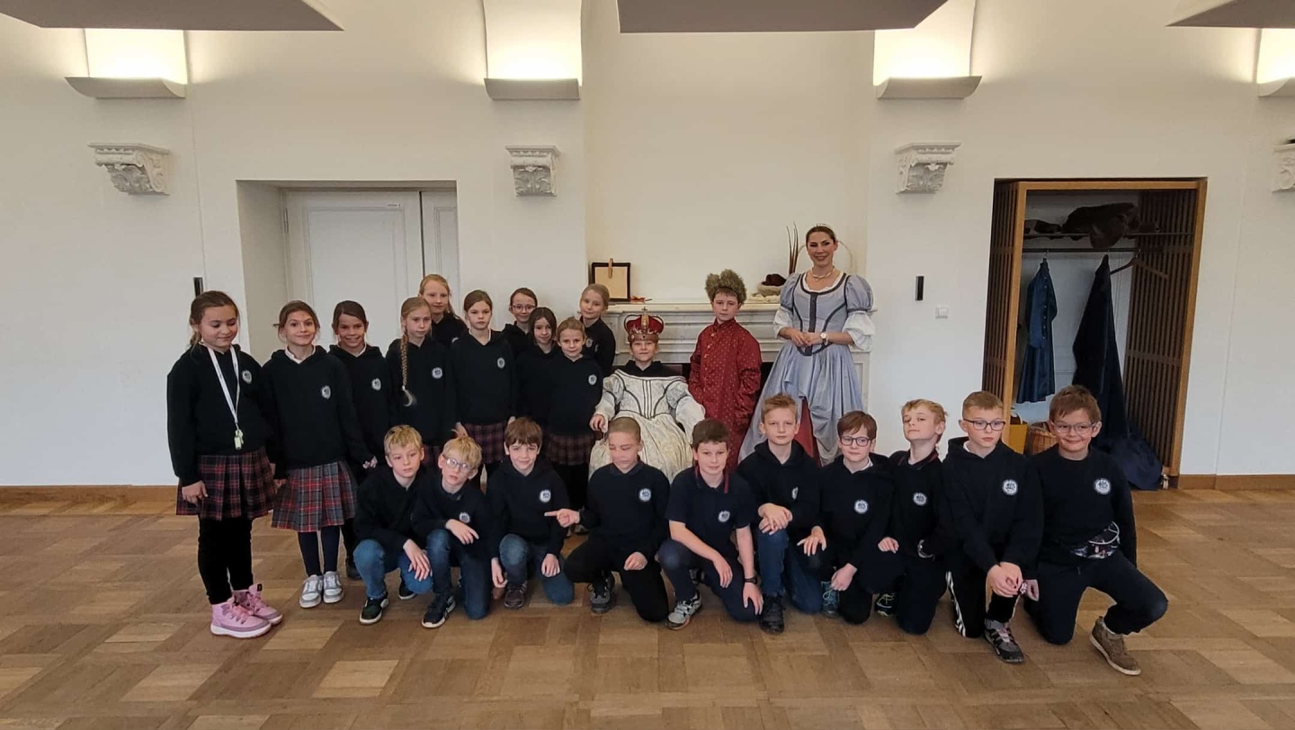 Klasa 3a w Pałacu w Wilanowie