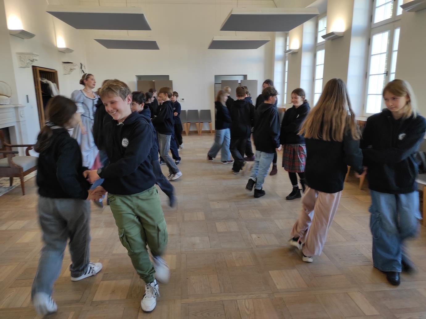 Klasa 6b w Pałacu w Wilanowie